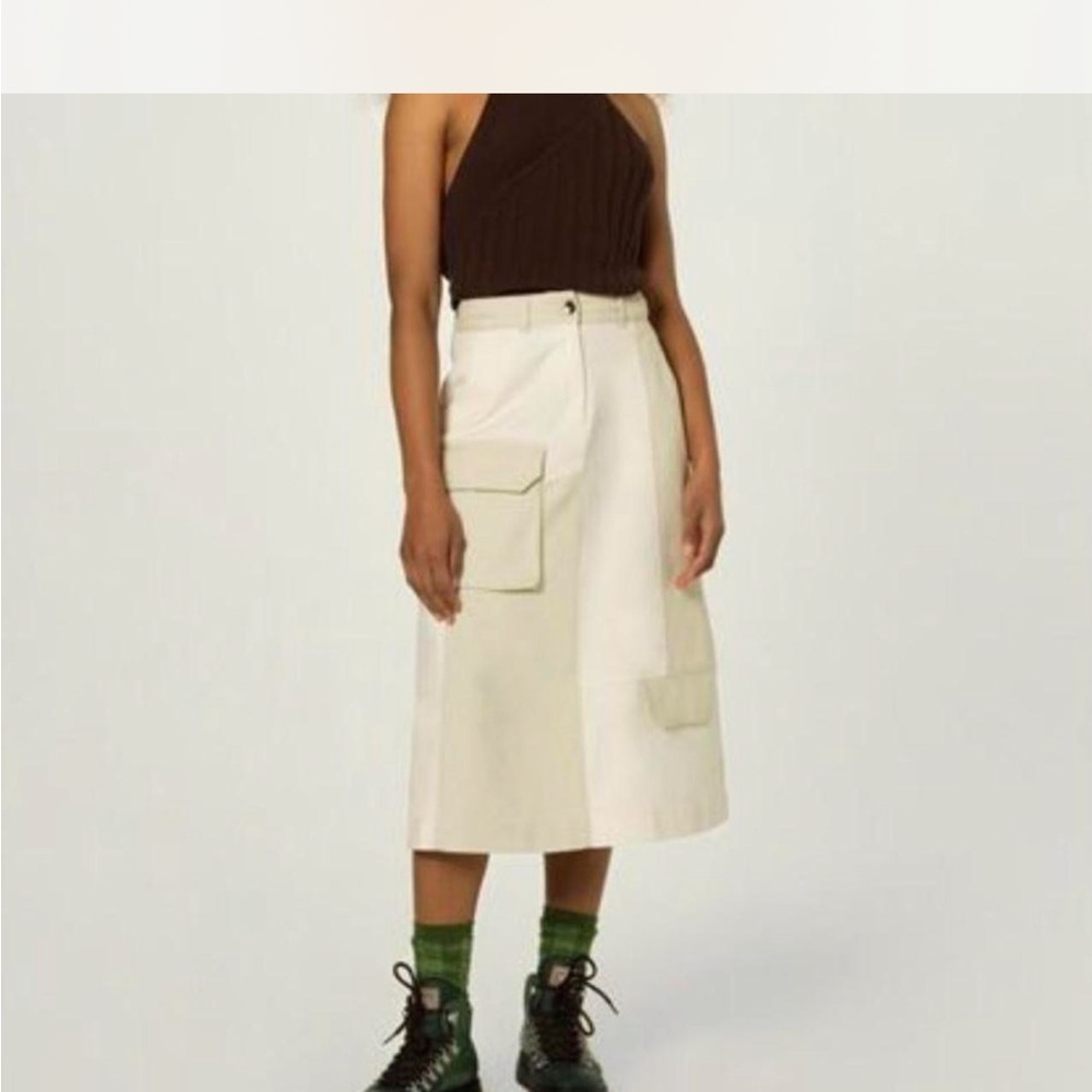 Woolrich Cream Skirt with Pockets